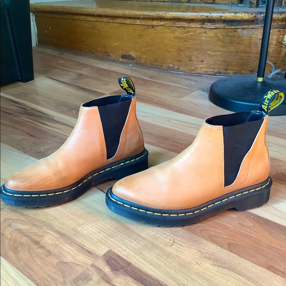 Tan Bianca Dr Marten Boots size 6
